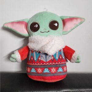 Disney Star Wars The Mandalorian GROGU HOLIDAY CHRISTMAS SWEATER 8" PLUSH 2023